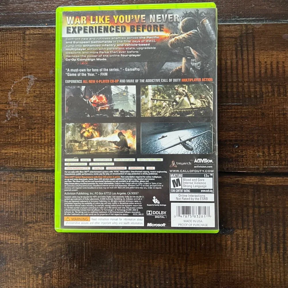 Call of Duty World at War for Xbox 360 - Picture 3 of 3